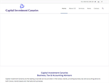 Tablet Screenshot of capitalinvestmentcanaries.com